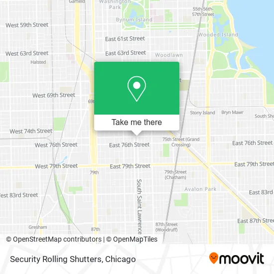 Mapa de Security Rolling Shutters