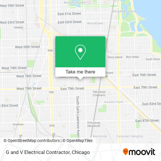 Mapa de G and V Electrical Contractor