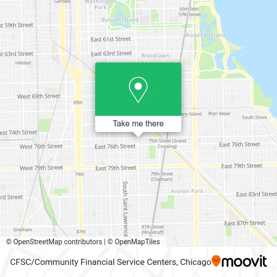 CFSC / Community Financial Service Centers map