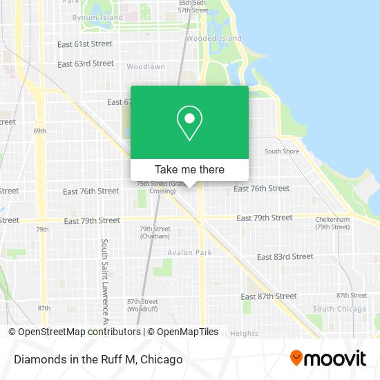 Diamonds in the Ruff M map