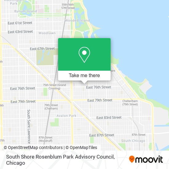 Mapa de South Shore Rosenblum Park Advisory Council