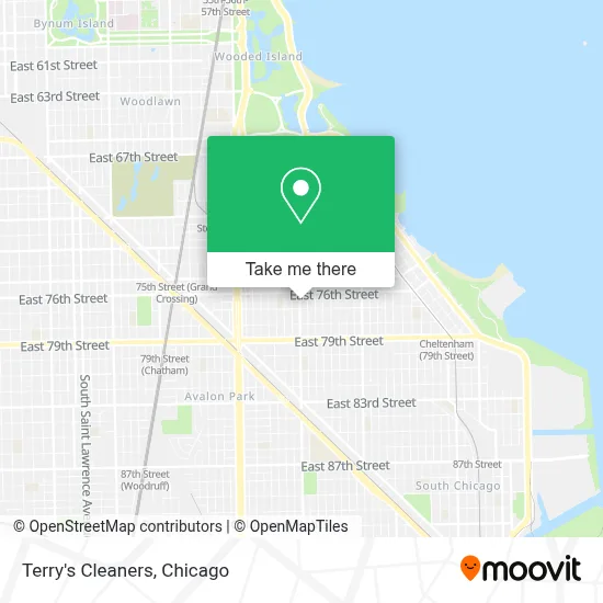 Terry's Cleaners map