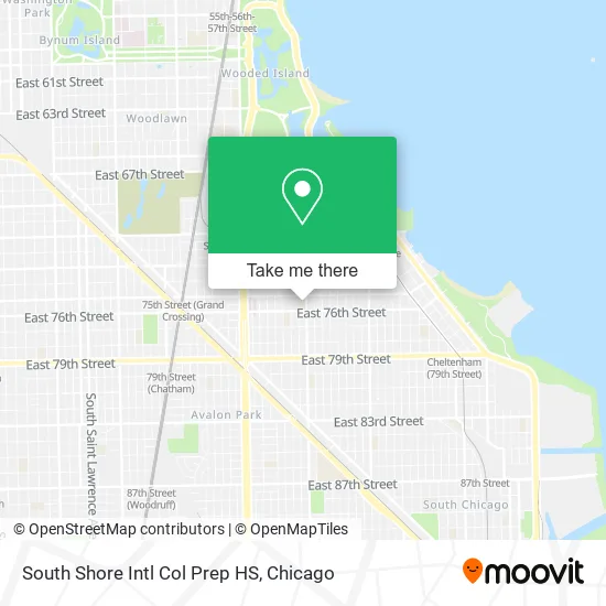 Mapa de South Shore Intl Col Prep HS