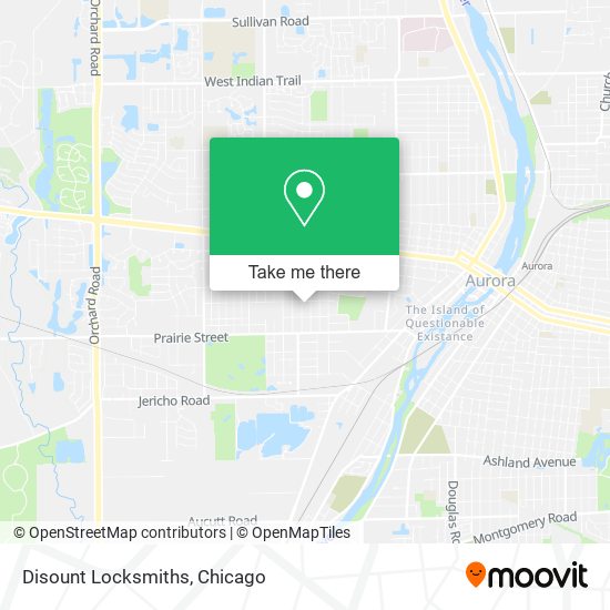 Disount Locksmiths map