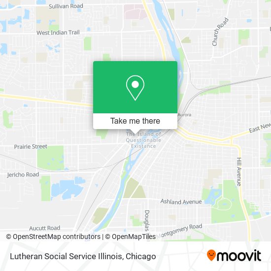 Lutheran Social Service Illinois map