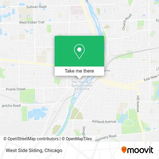 West Side Siding map