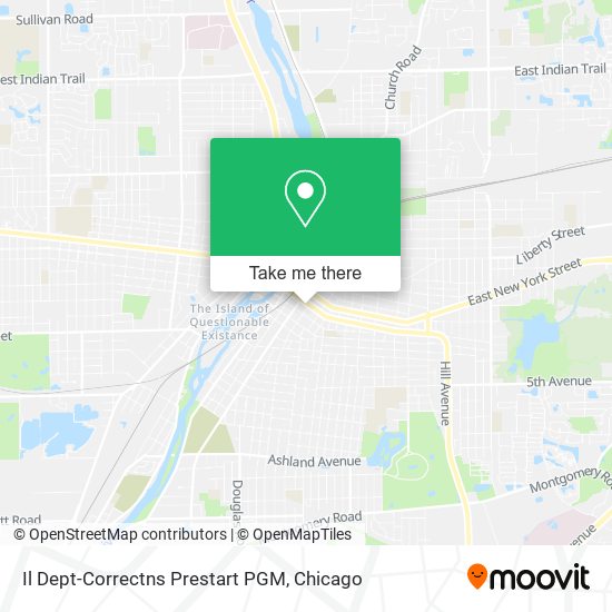 Il Dept-Correctns Prestart PGM map