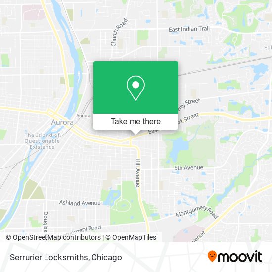 Serrurier Locksmiths map