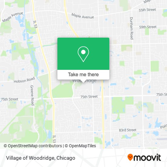 Mapa de Village of Woodridge