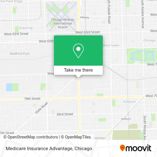 Medicare Insurance Advantage map