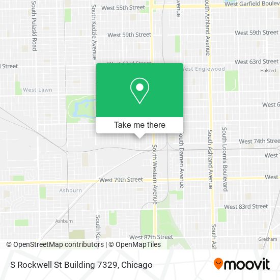 Mapa de S Rockwell St Building 7329