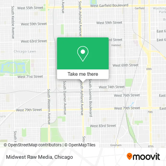 Midwest Raw Media map