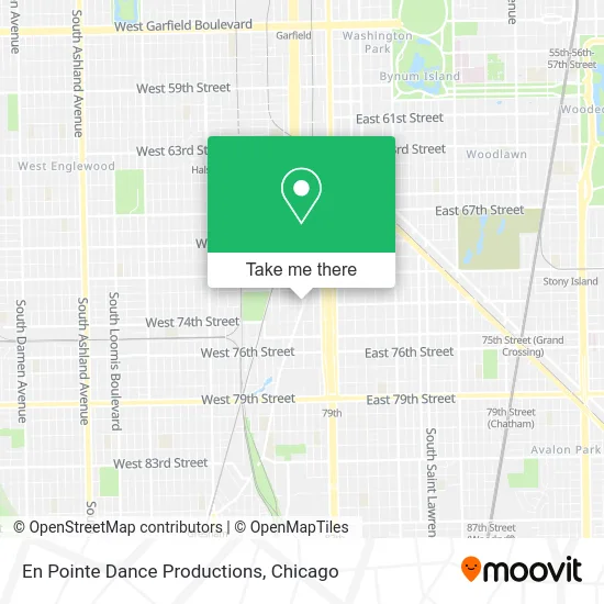En Pointe Dance Productions map