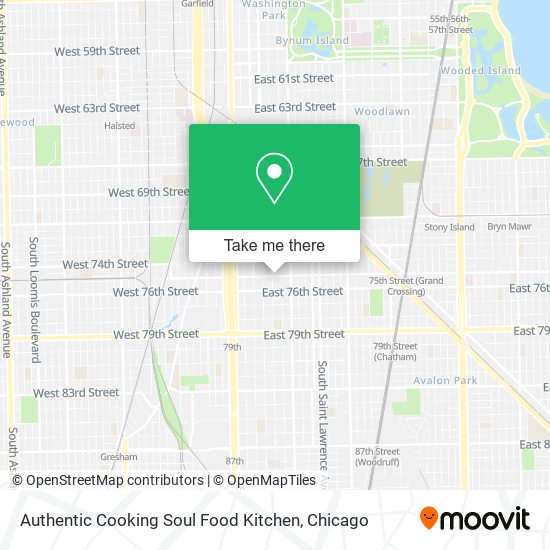 Authentic Cooking Soul Food Kitchen map