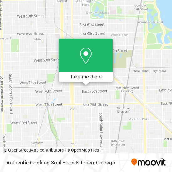 Mapa de Authentic Cooking Soul Food Kitchen