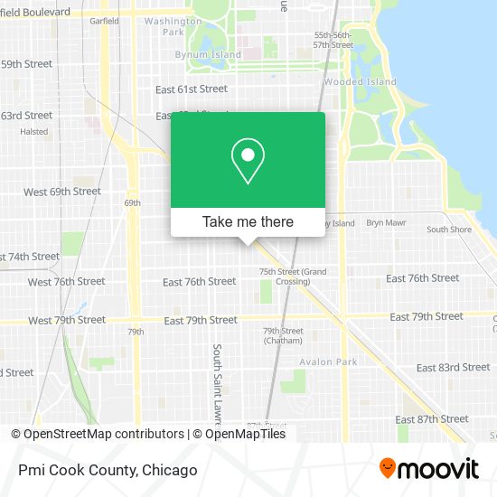 Mapa de Pmi Cook County