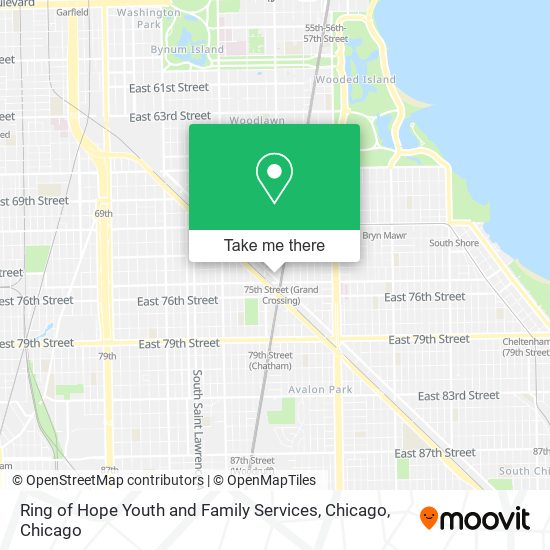 Mapa de Ring of Hope Youth and Family Services, Chicago