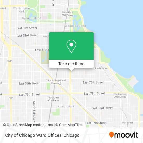 City of Chicago Ward Offices map