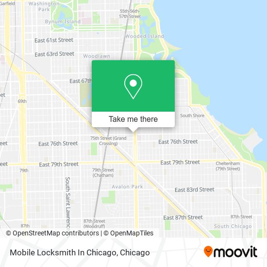 Mobile Locksmith In Chicago map