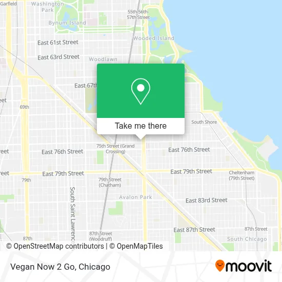 Vegan Now 2 Go map