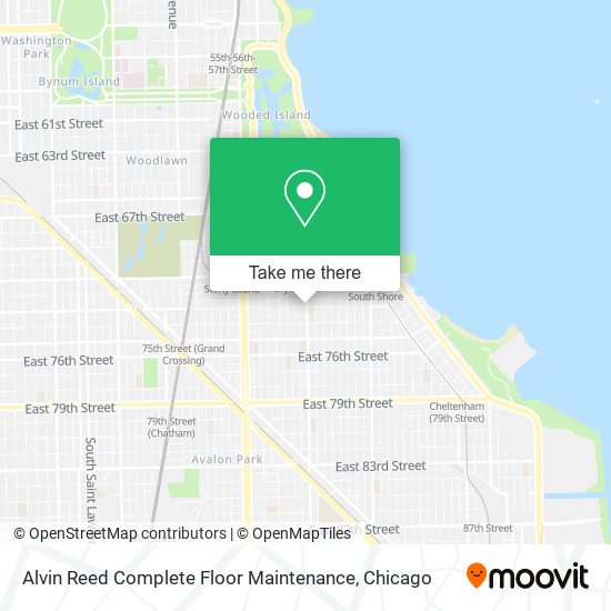Mapa de Alvin Reed Complete Floor Maintenance