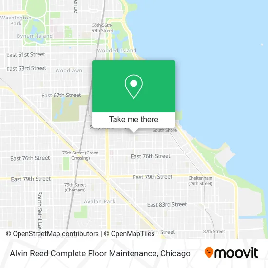 Alvin Reed Complete Floor Maintenance map