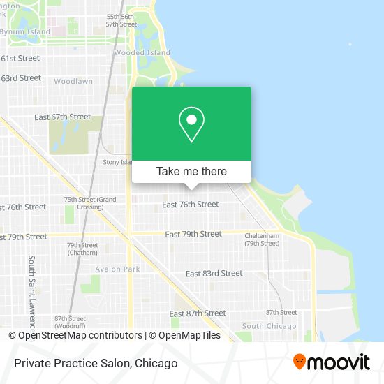 Mapa de Private Practice Salon