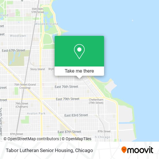 Tabor Lutheran Senior Housing map