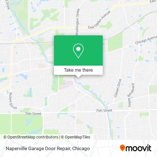 Mapa de Naperville Garage Door Repair