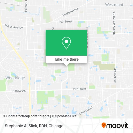 Mapa de Stephanie A. Slick, RDH