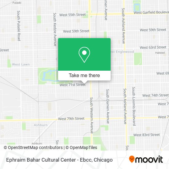Ephraim Bahar Cultural Center - Ebcc map