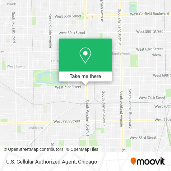 U.S. Cellular Authorized Agent map