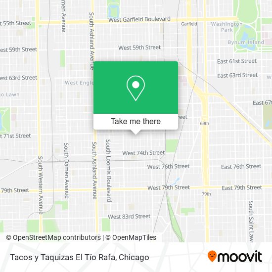 Mapa de Tacos y Taquizas El Tío Rafa