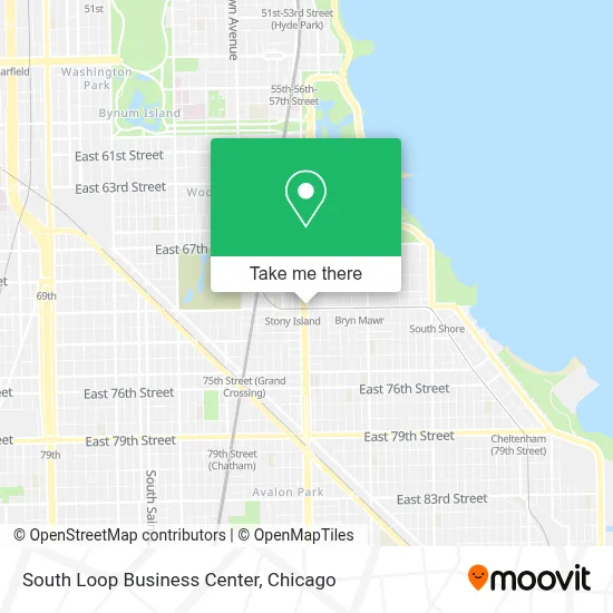 South Loop Business Center map