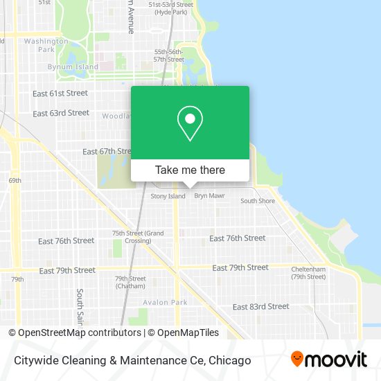 Citywide Cleaning & Maintenance Ce map
