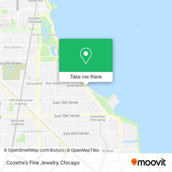 Cozette's Fine Jewelry map