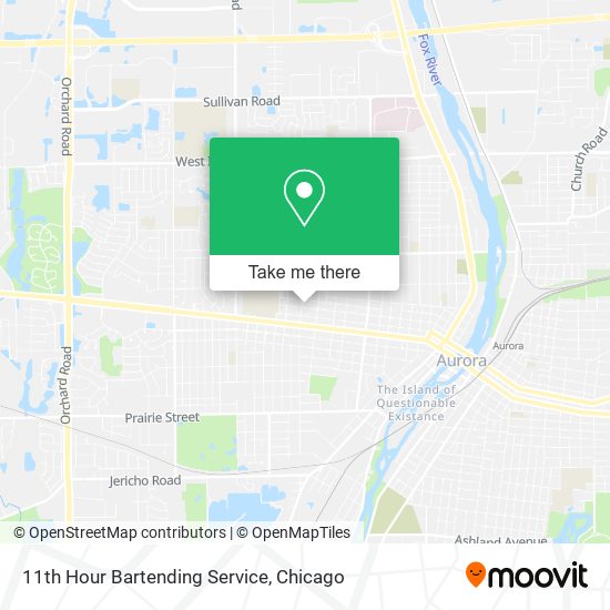 Mapa de 11th Hour Bartending Service