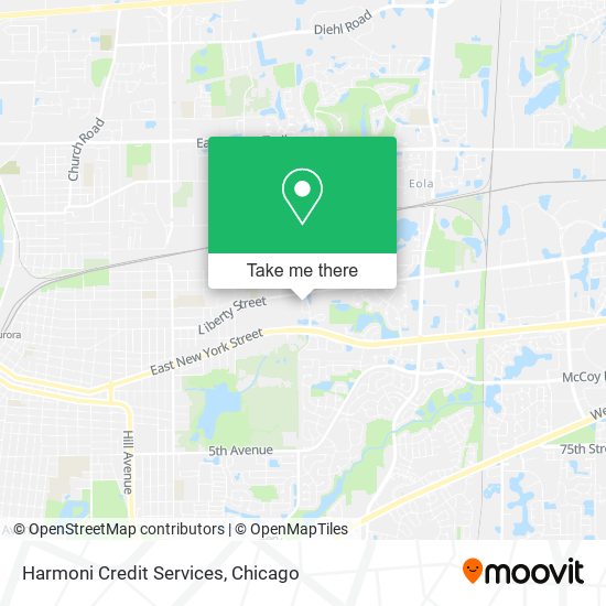 Mapa de Harmoni Credit Services