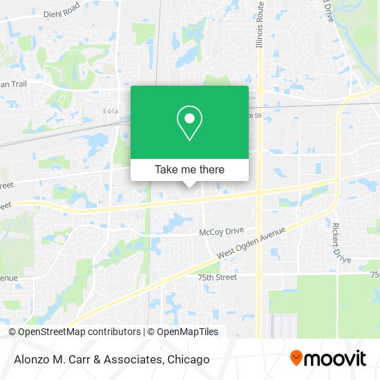 Alonzo M. Carr & Associates map