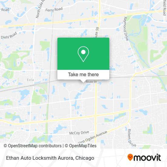 Ethan Auto Locksmith Aurora map