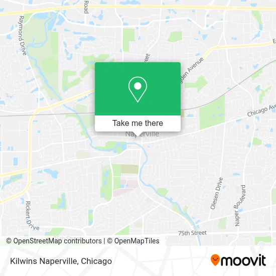 Kilwins Naperville map