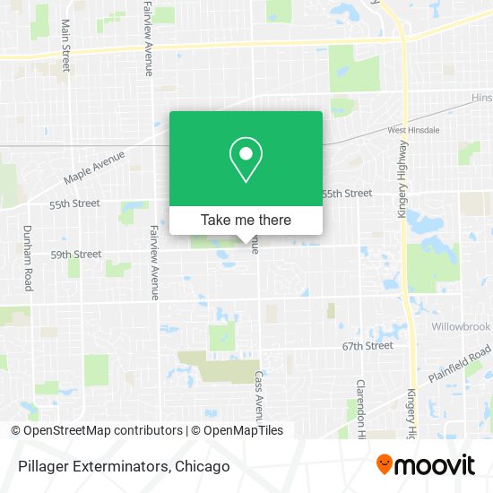 Pillager Exterminators map