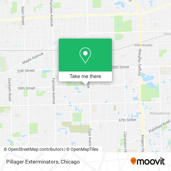 Pillager Exterminators map