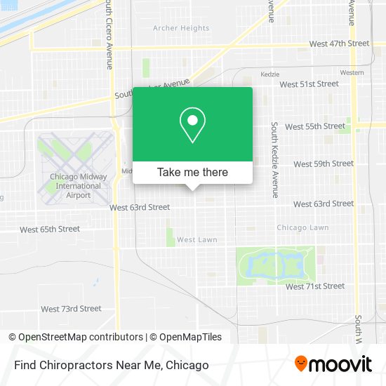 Mapa de Find Chiropractors Near Me