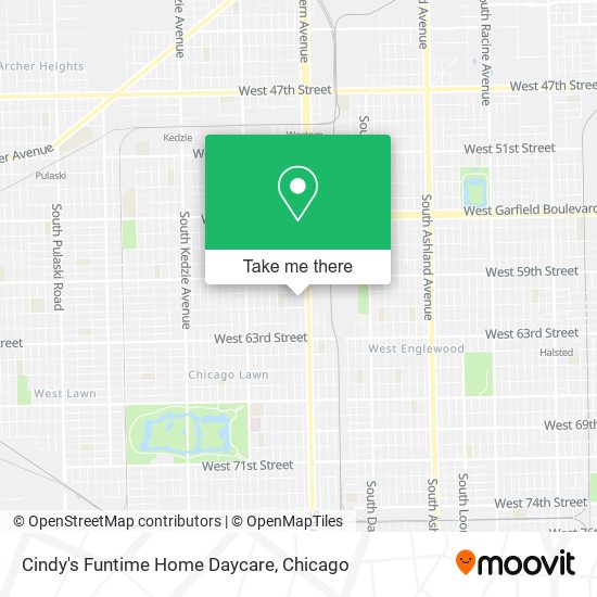 Mapa de Cindy's Funtime Home Daycare
