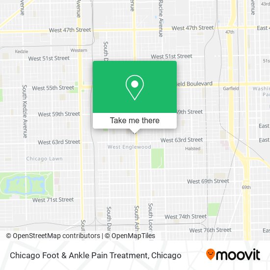 Mapa de Chicago Foot & Ankle Pain Treatment