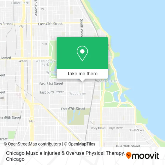Chicago Muscle Injuries & Overuse Physical Therapy map