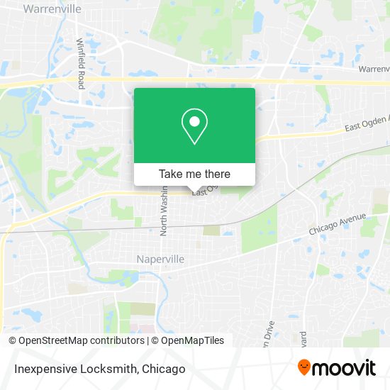 Inexpensive Locksmith map