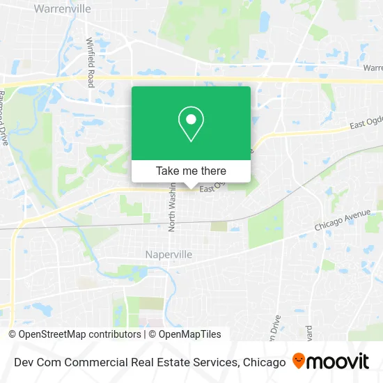 Dev Com Commercial Real Estate Services map