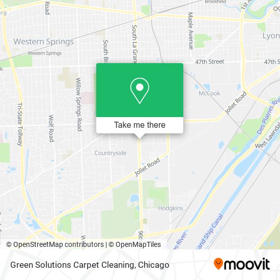 Green Solutions Carpet Cleaning map